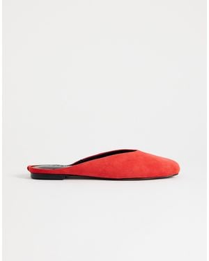 TOPSHOP – atlas – flache mules - Rot