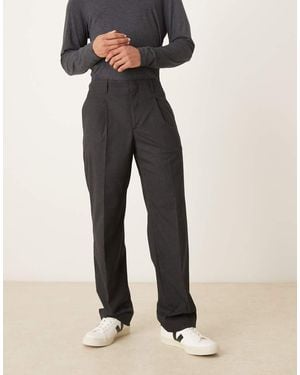 Mango Checked Relax Tailored Trouser - Multicolour