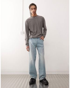 Weekday Sphere Low Waist Wide Leg Jeans - Blue