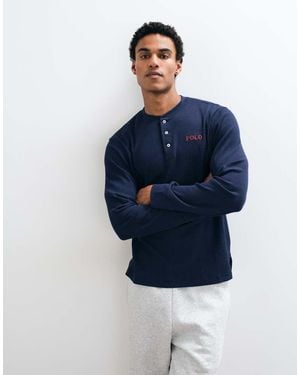 Polo Ralph Lauren Lounge Henley Top - Blue