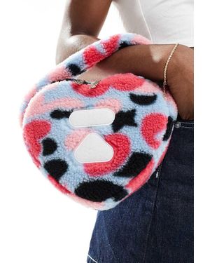 Aape By A Bathing Ape Bolso En Forma De Corazón Con Estampado De Camuflaje De - Rosa