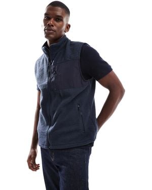 New Look – fleece-weste - Blau