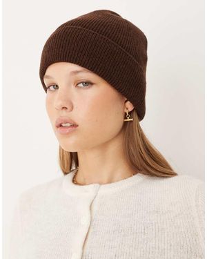 ASOS Berretto Lavorato - Marrone