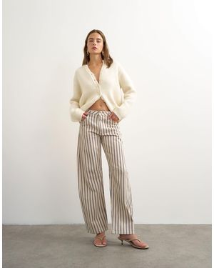 TOPSHOP Barrel mid-rise-jeans - Weiß