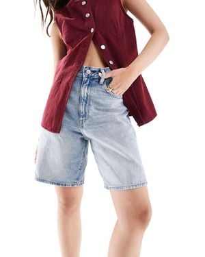 G-Star Barrel Loose Fit Denim Shorts - Blue