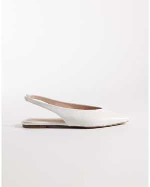 Raid Piella Slingback Flats - White