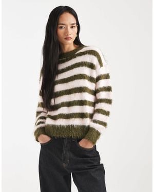 Kiwi & Co – kiss – flauschig weicher strickpullover - Grau