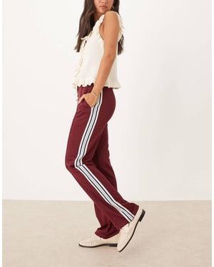 Calvin Klein High Shine Track Pants - Pink