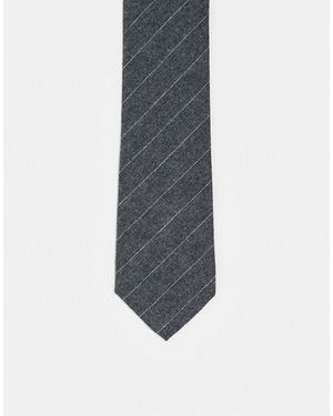 ASOS Tie With Stripes - Blue