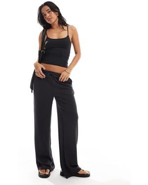 Pull&Bear Wide Leg joggers - Blue
