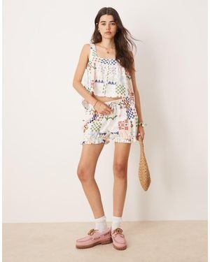 ASOS Micro Bloomer Shorts - Natural