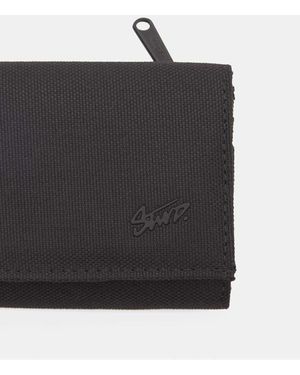 Pull&Bear Stwd Fabric Wallet - Black