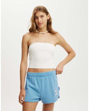 Cotton On Cotton On Dolphin Hem Licensed Micro Mini Short - Blue