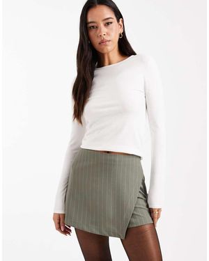ASOS Asymmetric Skort - Grey