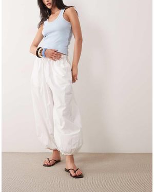 Gina Tricot Wide Balloon Trousers - Pink