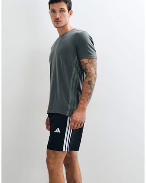 adidas Originals Workout Essentials Base 3 Stripes Woven Short - Blue