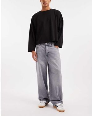 Only & Sons Carl Super Baggy Fit Jeans - Grey