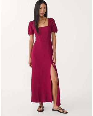 Stradivarius – flowing – maxikleid - Rot