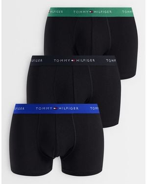 Tommy Hilfiger Signature Cotton 3 Pack Boxer Briefs - Blue