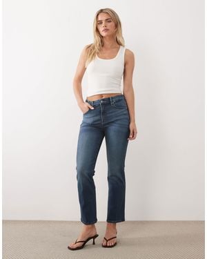 Good American Petite Good Straight Leg Jeans - Blue
