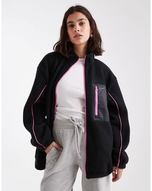 Nike Borg Fleece Jacket - Black