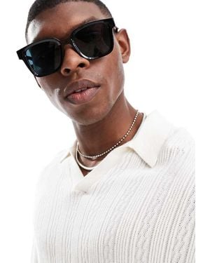Jack & Jones Rectangular Sunglasses - White
