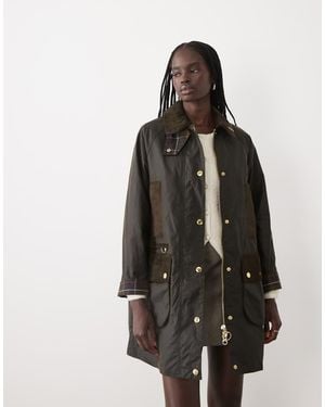 Barbour Icons Beaufort Long Wax Jacket - Black