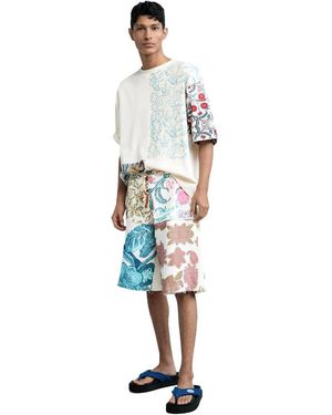 Desigual Patchwork T-Shirt - White