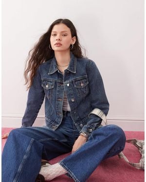 Miss Selfridge Denim Girlfriend Jacket - Blue