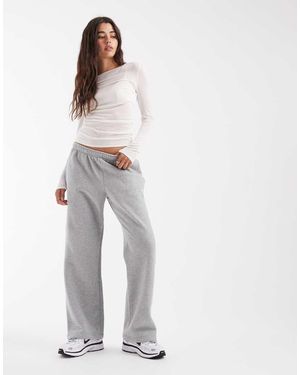 Nike Joggers Oversize De Felpa De Grosor Medio En - Blanco