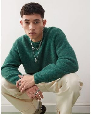 Weekday Emilio Wool Blend Sweater - Green