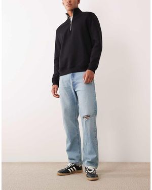 Jack & Jones Vaqueros Azul Claro De Corte Recto Con Rodillas Rasgadas Chris De