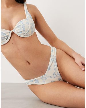 Dippin' Daisy's Bridal High Leg Bikini Bottoms - Natural
