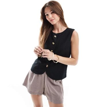 Threadbare Gilet - Noir