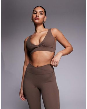 MONTIREX Powder Cami Light Support Sports Bra - Brown