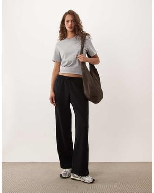 JJ Rebel Co-Ord Wide Leg Joggers - Natural