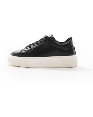 Jack & Jones Faux Leather Trainer - White