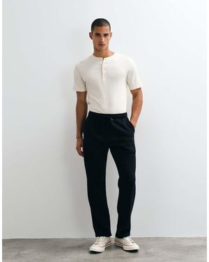 Abercrombie & Fitch Uncuffed Joggers - White