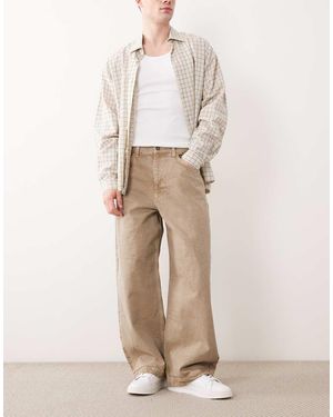 ASOS Barrel Jeans - Natural