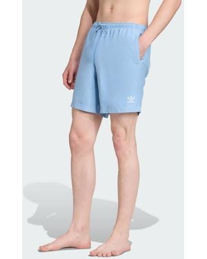 adidas Originals Adicolor 8-Inch Swim Shorts - Blue