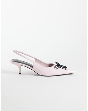 ASOS Spirit Lace Up Kitten Heels - White