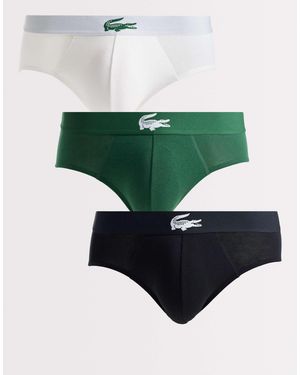 Lacoste – 3er-pack slips - Grün