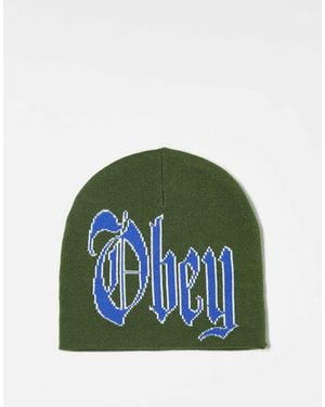 Obey – matic – strickmütze - Grün
