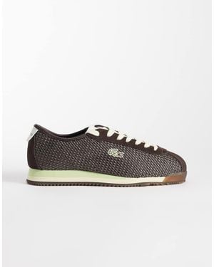 Lacoste Club-low Logo Trainers - Brown
