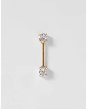 Kingsley Ryan Round Nipple Bar - White