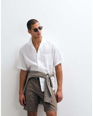 ARKET Camicia A Maniche Corte - Bianco