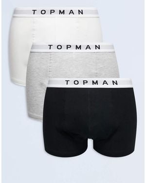 TOPMAN 3 Pack Trunk - White