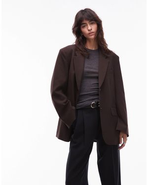 ARKET Wool Tailored Blazer - Brown