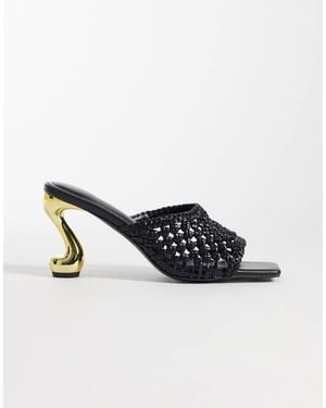 JW PEI – hannah – mules - Schwarz