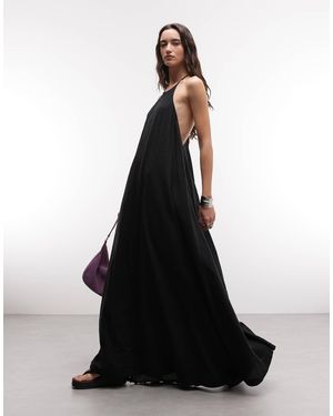 Weekday – neckholder-maxikleid - Schwarz